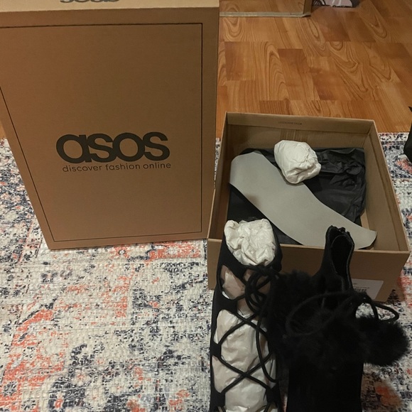 ASOS Riccochet Lace up Ankle Boots - Picture 5 of 5